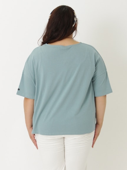 ＜U.S. POLO ASSN.＞綿１００％Tシャツ　大きいサイズ レディース（Tシャツ）ラナン（Ranan）（ラナン (Lー7L)）  12