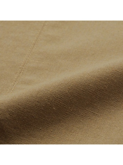 Alinoma】【L-3L】バッククロス麻入りジャンパースカート 大きいサイズ