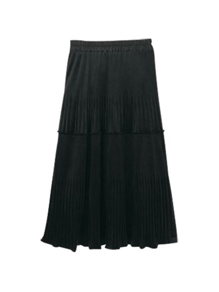 ベロアプリーツスカート　大きいサイズ レディース（ひざ丈スカート）ラナン（Ranan）（ラナン (Lー7L)）  03