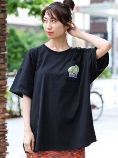 【夏新着】【3-5L】【15号】KIWI キウイサガラワッペン Tシャツ(ムーチョ)
