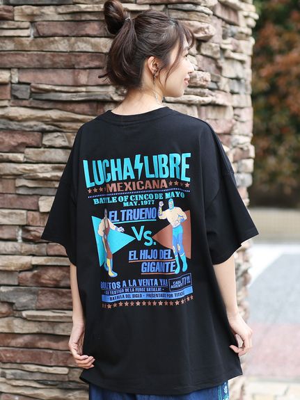 ルチャリブレプリント　Ｔシャツ（Tシャツ）チチカカ（チチカカ (Lー5L)）  07