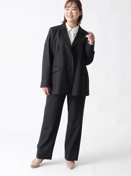 Alinoma】【3-7L】BELLINOテーラーパンツスーツ 大きいサイズ