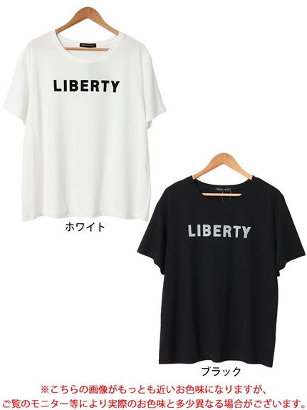 大きいサイズレディース　フロッキープリントロゴTシャツ（Tシャツ）ゴールドジャパン/GOLDJAPAN（ゴールドジャパン(Lー11L)）  17