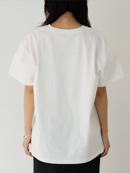 [洗える]箔プリントロゴTシャツ/大きいサイズ ラビアンジェ（Tシャツ）ラビアンジェ(LAVEANGE)（ラビアンジェ(LLー5L)）  13