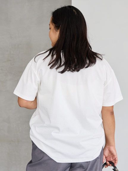 [洗える]箔プリントロゴTシャツ/大きいサイズ ラビアンジェ（Tシャツ）ラビアンジェ(LAVEANGE)（ラビアンジェ(LLー5L)）  39