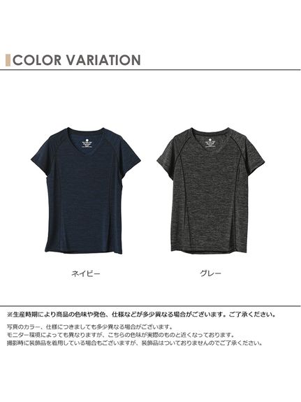 通気性も良く、即乾性に優れているＴシャツ　大きいサイズ レディース（スポーツウェア（トップス））JANJAM（ジャンジャン　コレクション (Lー8L)）  16