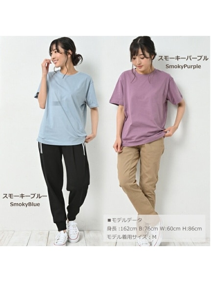 カラバリ豊富な綿100%半袖Tシャツ　大きいサイズ レディース（Tシャツ）JANJAM（ジャンジャン　コレクション (Lー8L)）  12