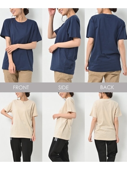 カラバリ豊富な綿100%半袖Tシャツ　大きいサイズ レディース（Tシャツ）JANJAM（ジャンジャン　コレクション (Lー8L)）  18