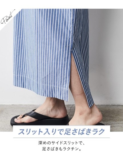 大きいサイズ 綿100％スキッパーシャツワンピース（シックスタイル）（シャツワンピース）CHIC STYLE（シックスタイル）  11