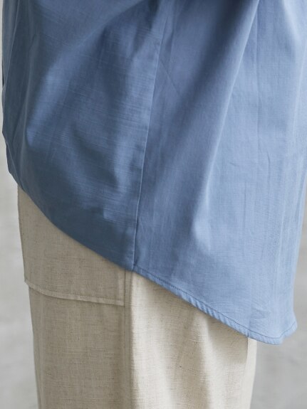 大きいサイズ Vネック裾タックブラウス （グランダムール）（シャツ・ブラウス）GRAND'AMOUR（グランダムール） 0 12
