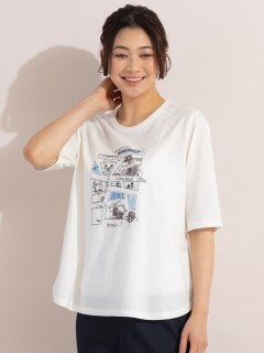 【22夏新作】ストリート刺繍入りTシャツ/ 大きいサイズ ミゼール