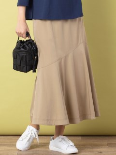 リヨセルナイロンツイル・ペプラムスカート／ 大きいサイズ ミゼール