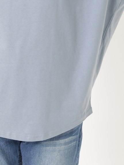 トレンドオーバーサイズが可愛いバックプリントロゴロング丈Tシャツ　大きいサイズ レディース（Tシャツ）Felt Maglietta（フェルトマリエッタ(L-5L)）  41