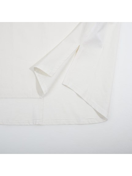 異素材切り替えTシャツ　大きいサイズ レディース（Tシャツ）Felt Maglietta（フェルトマリエッタ(L-5L)）  05