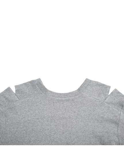 オープンショルダー半袖Tシャツ　大きいサイズ レディース（Tシャツ）Felt Maglietta（フェルトマリエッタ(L-5L)）  02
