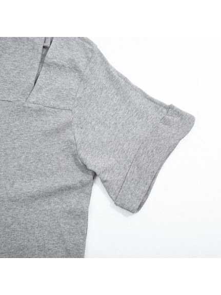 オープンショルダー半袖Tシャツ　大きいサイズ レディース（Tシャツ）Felt Maglietta（フェルトマリエッタ(L-5L)）  03