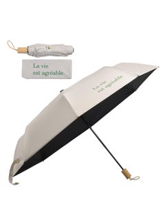 晴雨兼用 UVカットロゴ入り折りたたみ傘