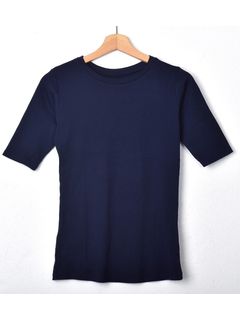 コットンフライス5分袖Tシャツ