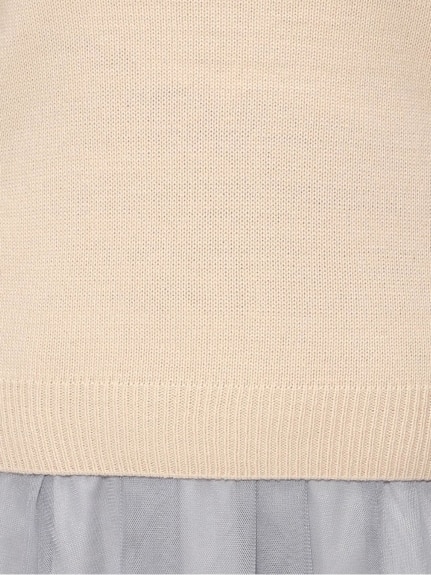 ボリューム袖フラワー刺繍ニット（ニット・セーター）Re-J&supure（リジェイアンドスプル）  06
