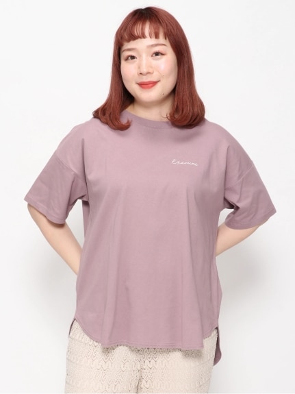 線画女子プリントTシャツ（Tシャツ）Re-J&supure（リジェイアンドスプル）  01