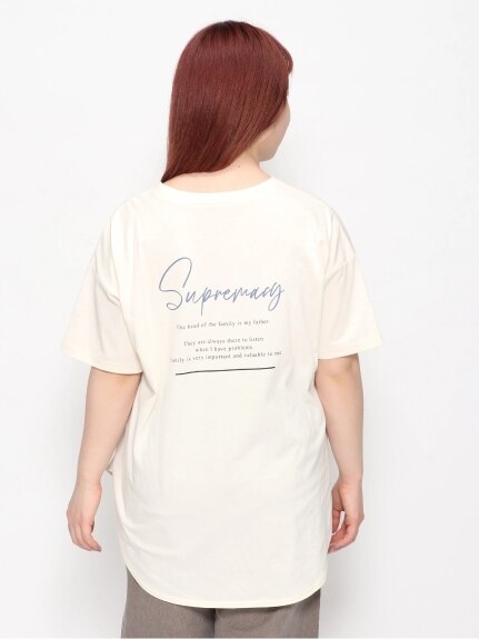 二色ロゴプリントTシャツ（Tシャツ）Re-J&supure（リジェイアンドスプル）  03