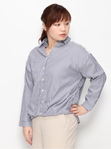 裾タックヨークレースシャツ（シャツ・ブラウス）Re-J&supure（リジェイアンドスプル）  01