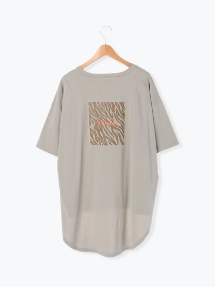 ゼブラボックスプリントビックTシャツ（Tシャツ）Re-J&supure（リジェイアンドスプル）  02