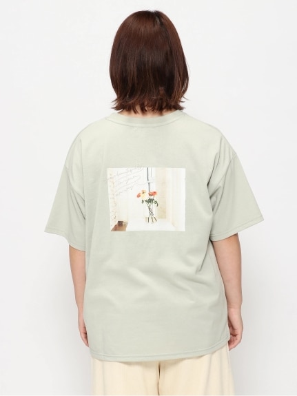 転写ラメ刺繍ロゴTシャツ（Tシャツ）Re-J&supure（リジェイアンドスプル）  03