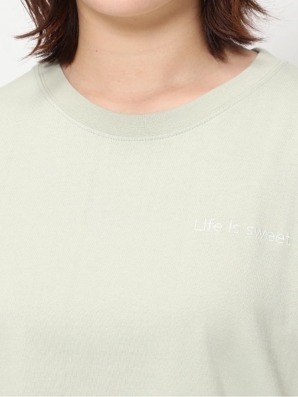 転写ラメ刺繍ロゴTシャツ（Tシャツ）Re-J&supure（リジェイアンドスプル）  04