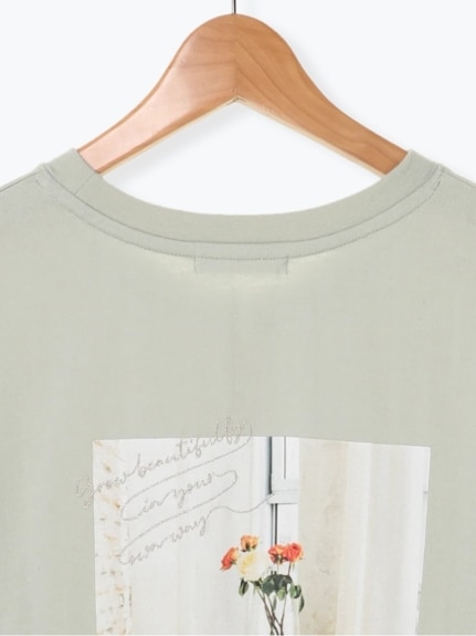 転写ラメ刺繍ロゴTシャツ（Tシャツ）Re-J&supure（リジェイアンドスプル）  15