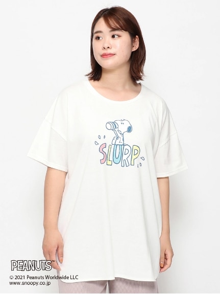 スヌーピーカラフルロゴTシャツ（Tシャツ）Re-J&supure（リジェイアンドスプル）  01