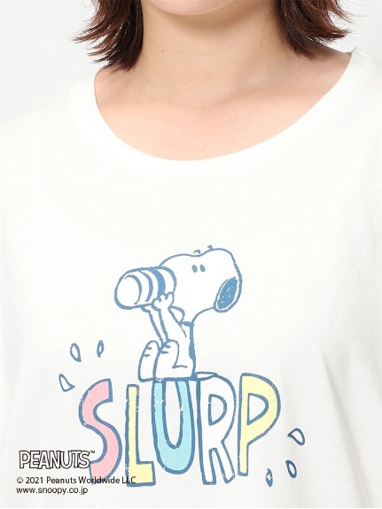 Alinoma スヌーピーカラフルロゴtシャツre J Supure リジェイアンドスプル 大きいサイズレディース