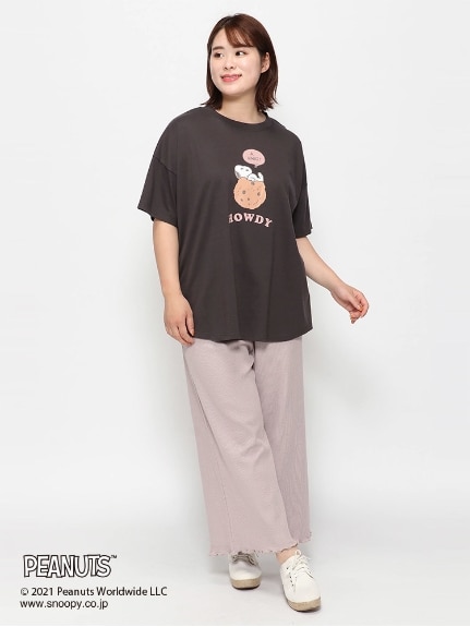 スヌーピークッキープリントTシャツ（Tシャツ）Re-J&supure（リジェイアンドスプル）  09