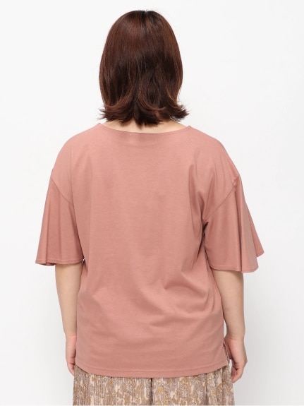シルケット袖フレアT（Tシャツ）Re-J&supure（リジェイアンドスプル） 0 03