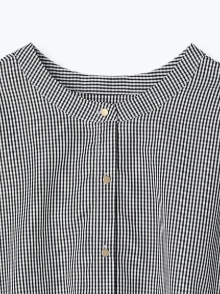 2WAYスリーブモノトーンノーカラーシャツ（シャツ・ブラウス）Re-J&supure（リジェイアンドスプル）  08