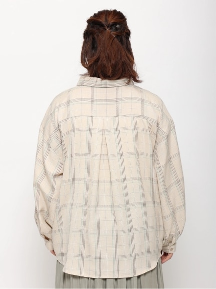 裾タックチェックシャツ（シャツ・ブラウス）Re-J&supure（リジェイアンドスプル）  03