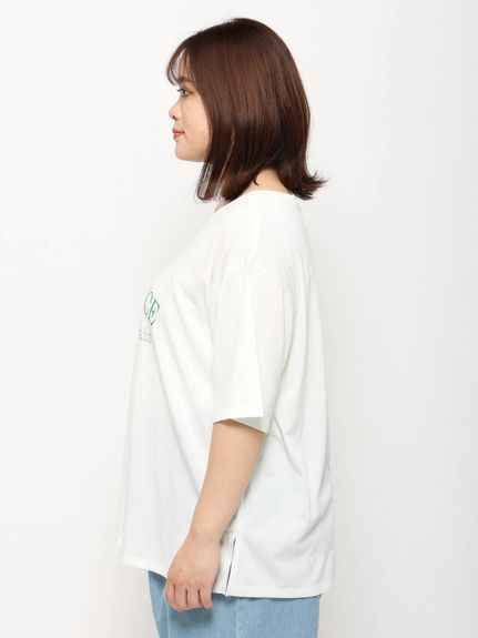 カレッジ風ロゴプリントTシャツ（カットソー・プルオーバー）Re-J&supure（リジェイアンドスプル）  02