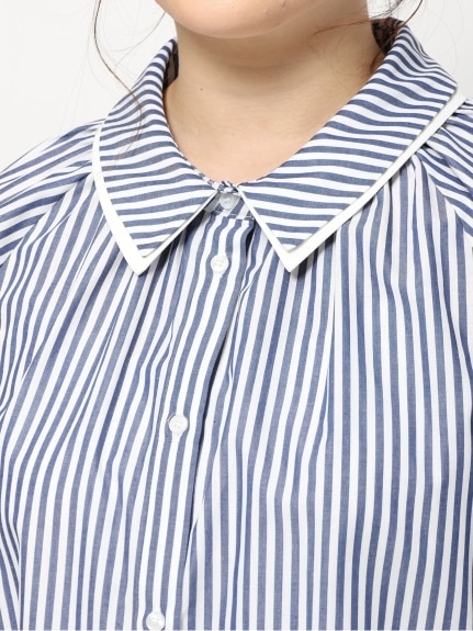 【WEB限定】重ね襟パフスリーブシャツ（シャツ・ブラウス）Re-J&supure（リジェイアンドスプル）  04