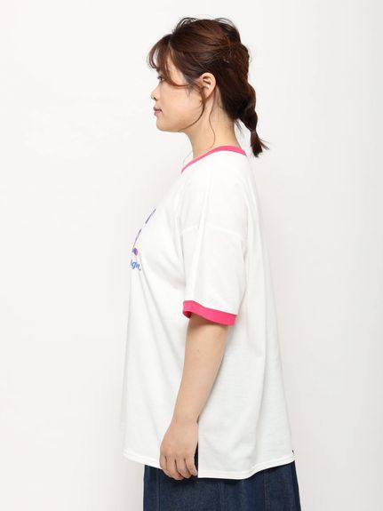 レトロカラービッグTシャツ（Tシャツ）Re-J&supure（リジェイアンドスプル）  02
