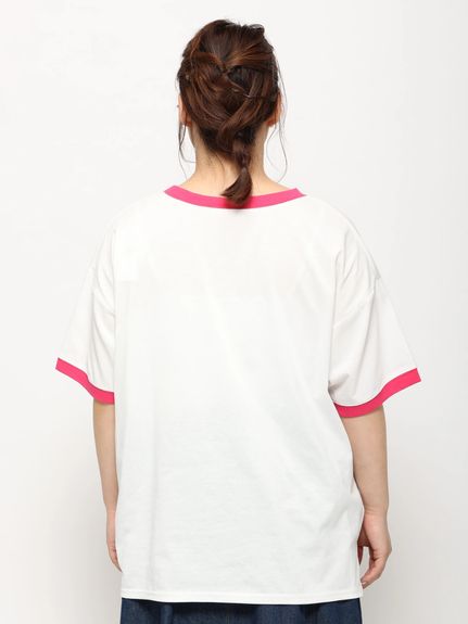 レトロカラービッグTシャツ（Tシャツ）Re-J&supure（リジェイアンドスプル）  03