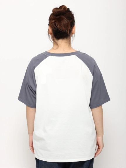 レトロカラーラグランビッグTシャツ（Tシャツ）Re-J&supure（リジェイアンドスプル）  03