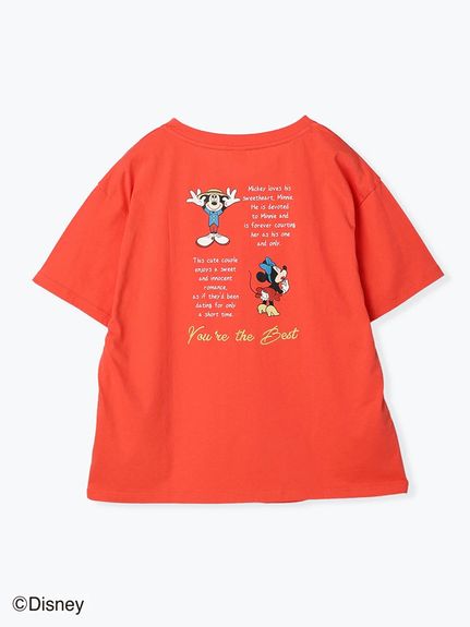 ミラクルカーブTシャツ ＜ミッキー＆ミニー＞（Tシャツ）Re-J&supure（リジェイアンドスプル）  01