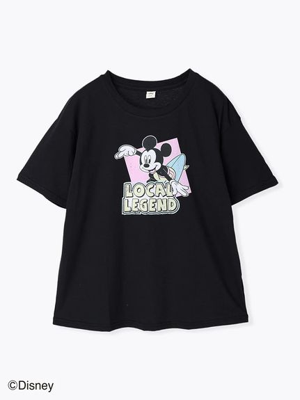 ミラクルカーブTシャツ ＜ミッキー/ネオン＞（Tシャツ）Re-J&supure（リジェイアンドスプル）  02
