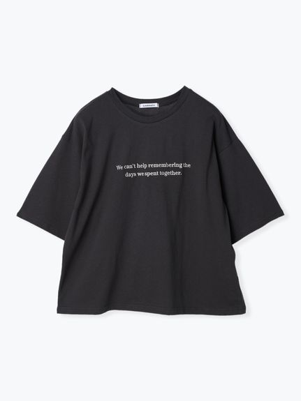 レターロゴ刺繍Tシャツ（Tシャツ）Re-J&supure（リジェイアンドスプル）  02
