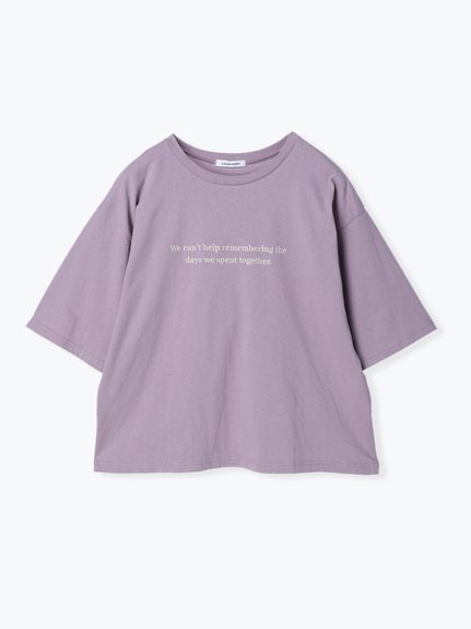 レターロゴ刺繍Tシャツ（Tシャツ）Re-J&supure（リジェイアンドスプル）  03