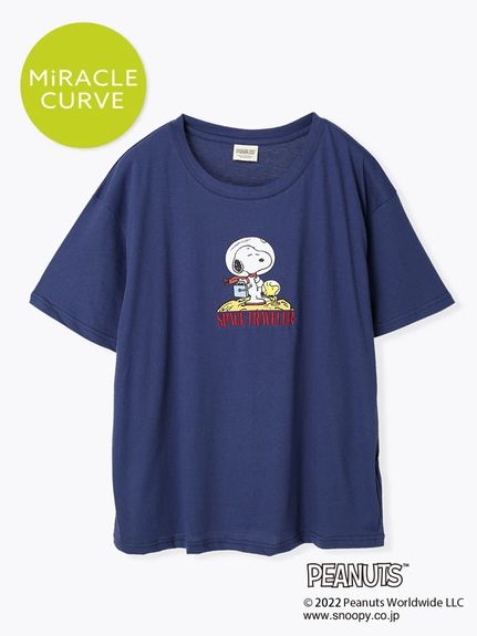 ミラクルカーブTシャツ PEANUTS / SPACE TRAVELER（Tシャツ）Re-J&supure（リジェイアンドスプル）  02