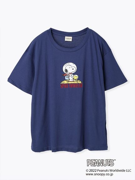 ミラクルカーブTシャツ PEANUTS / SPACE TRAVELER（Tシャツ）Re-J&supure（リジェイアンドスプル）  01