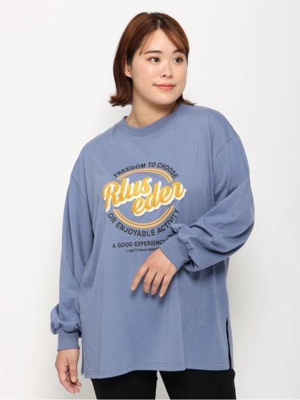 サガラ刺繍ロングTシャツ（Tシャツ）Re-J&supure（リジェイアンドスプル）  01