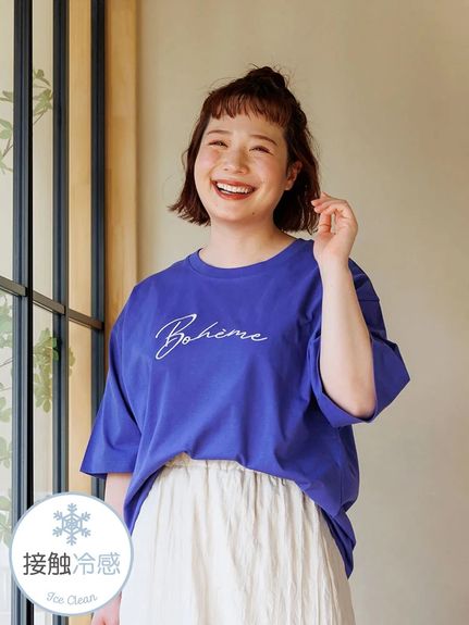 コットン刺繍ロゴTシャツ（カットソー・プルオーバー）Re-J&supure（リジェイアンドスプル）  01