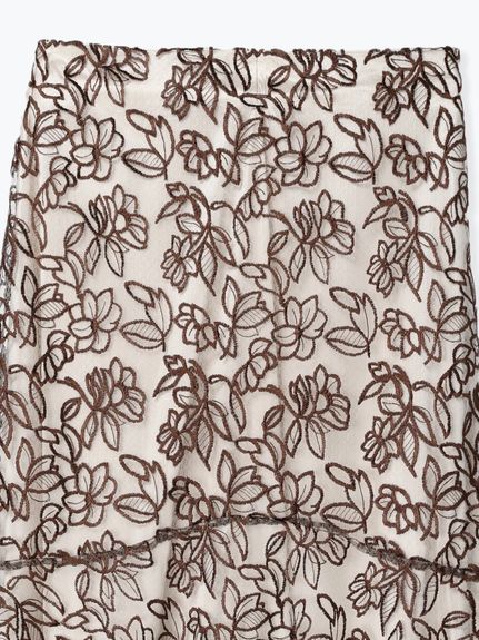 花刺繍マーメイドスカート（ロング丈・マキシ丈スカート）Re-J&supure（リジェイアンドスプル）  08